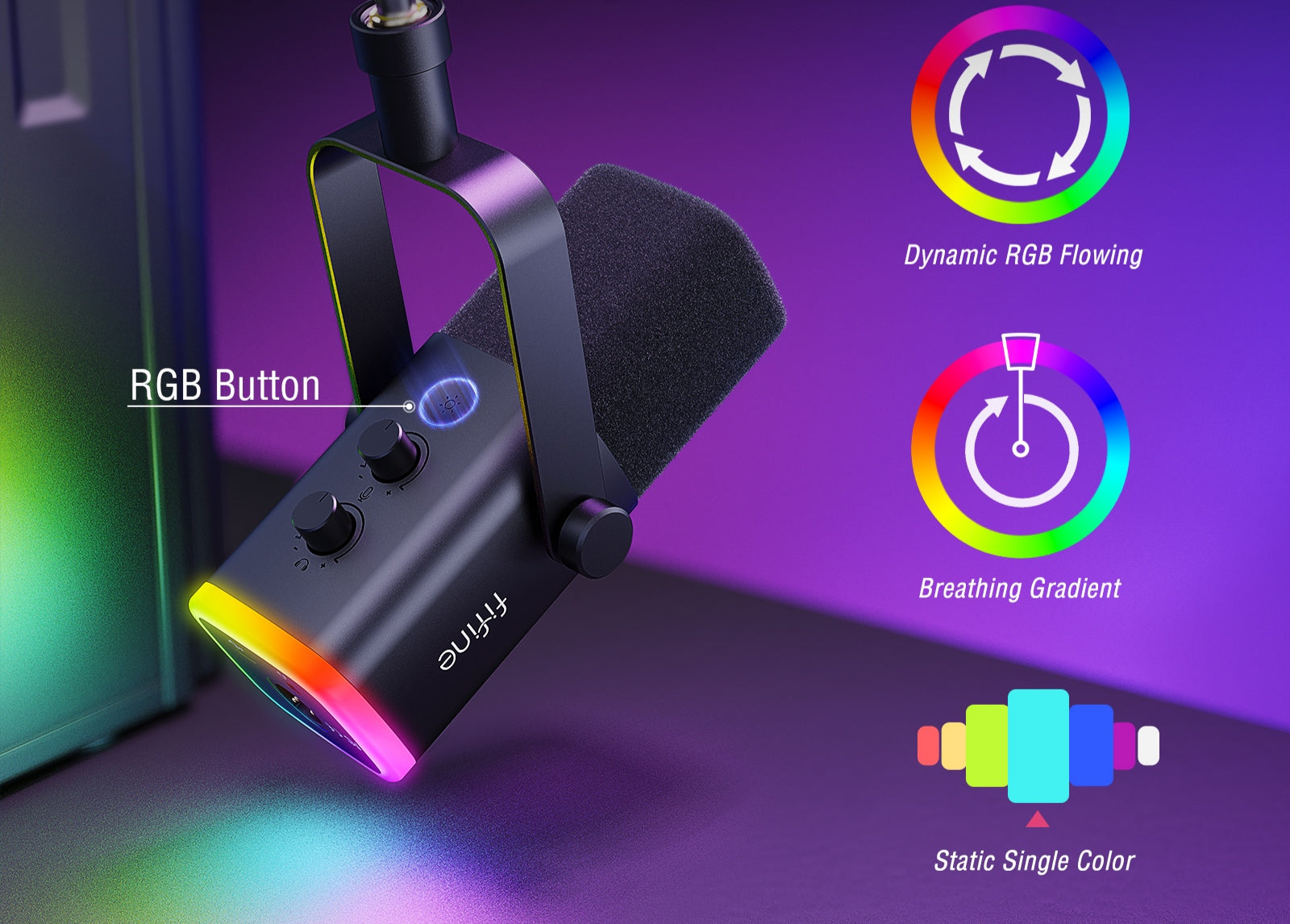 L'ambiance gaming avec l'éclairage RGB
