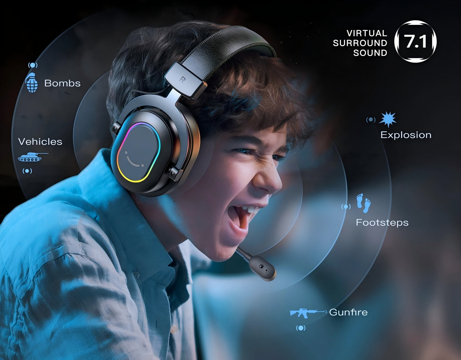 Son surround 7.1 virtuel : localisez votre ennemi