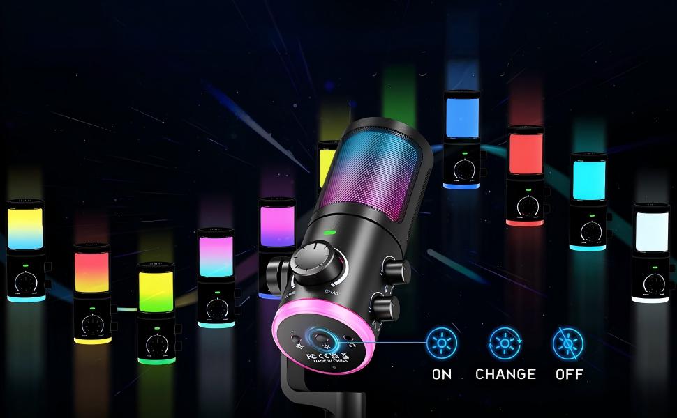 Éclairage RGB contrôlable : bi-zone, contrôle unifié
